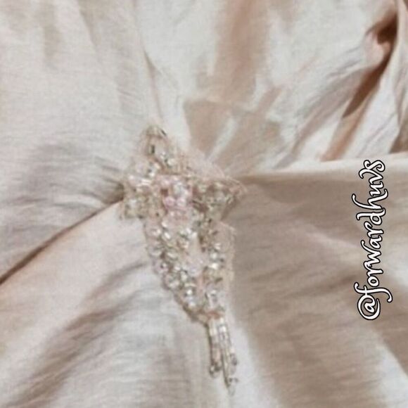 Prom-Ready Christian Michele Strapless Rose Belle Gown - Size 2 - Picture 7 of 13